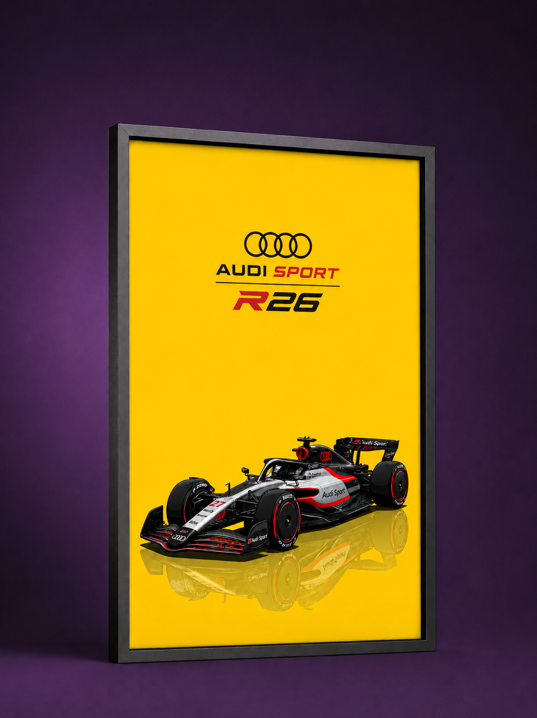 Audi Sport R26 Formula 1 Poster Tablo