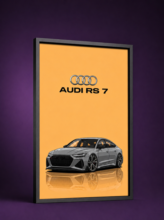Audi RS7 Poster Tablo
