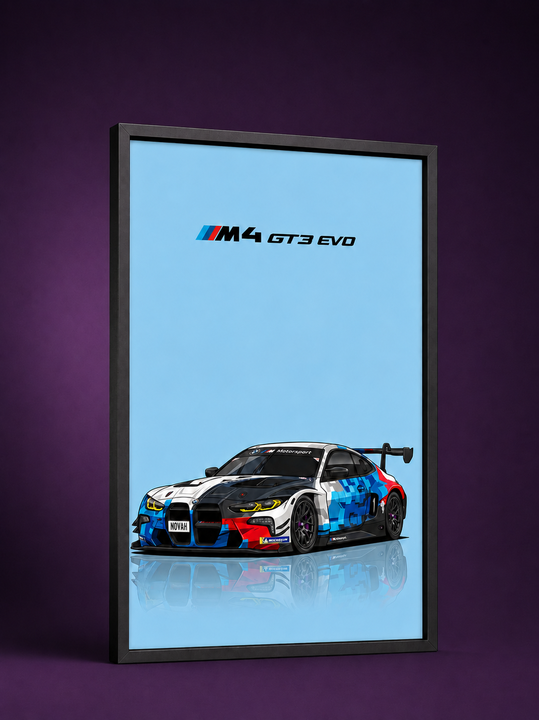 BMW M3 E30 Poster Tablo
