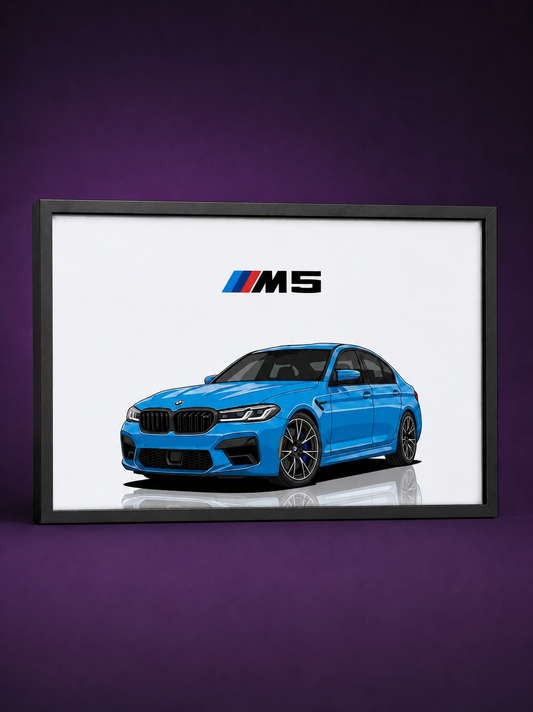 BMW M8 Poster Tablo