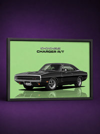 Dodge Charger Yeşil Yatay