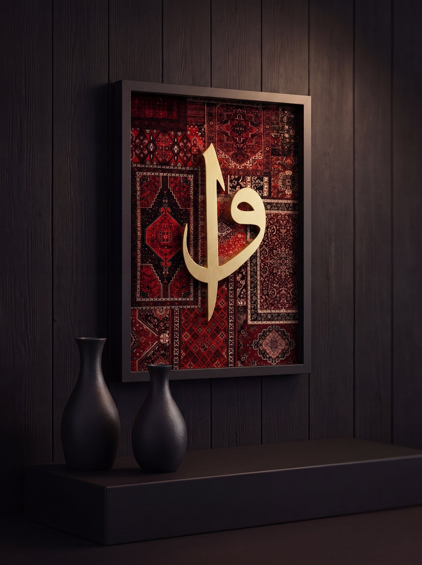 "Ebedi Zarafet" Premium Tablo | Etnik Desenli