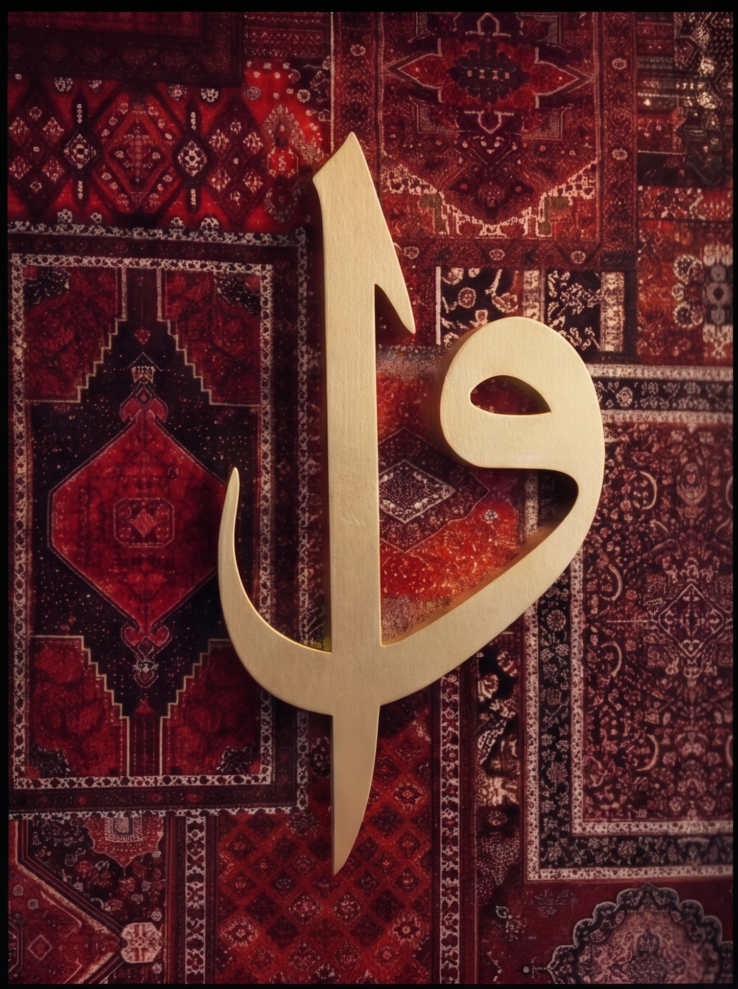 "Ebedi Zarafet" Premium Tablo | Etnik Desenli