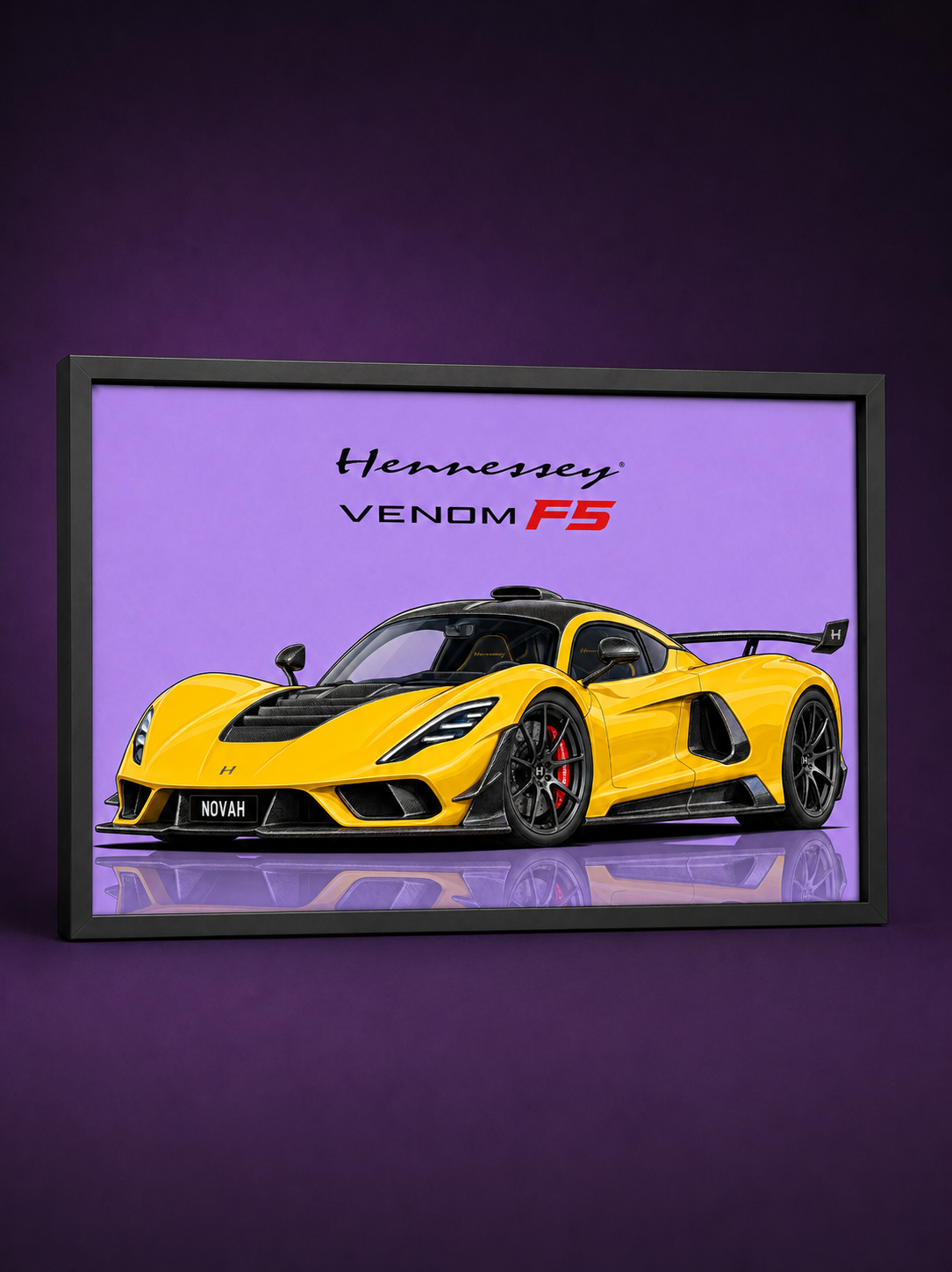 Hennessey Venom F5 Poster Tablo
