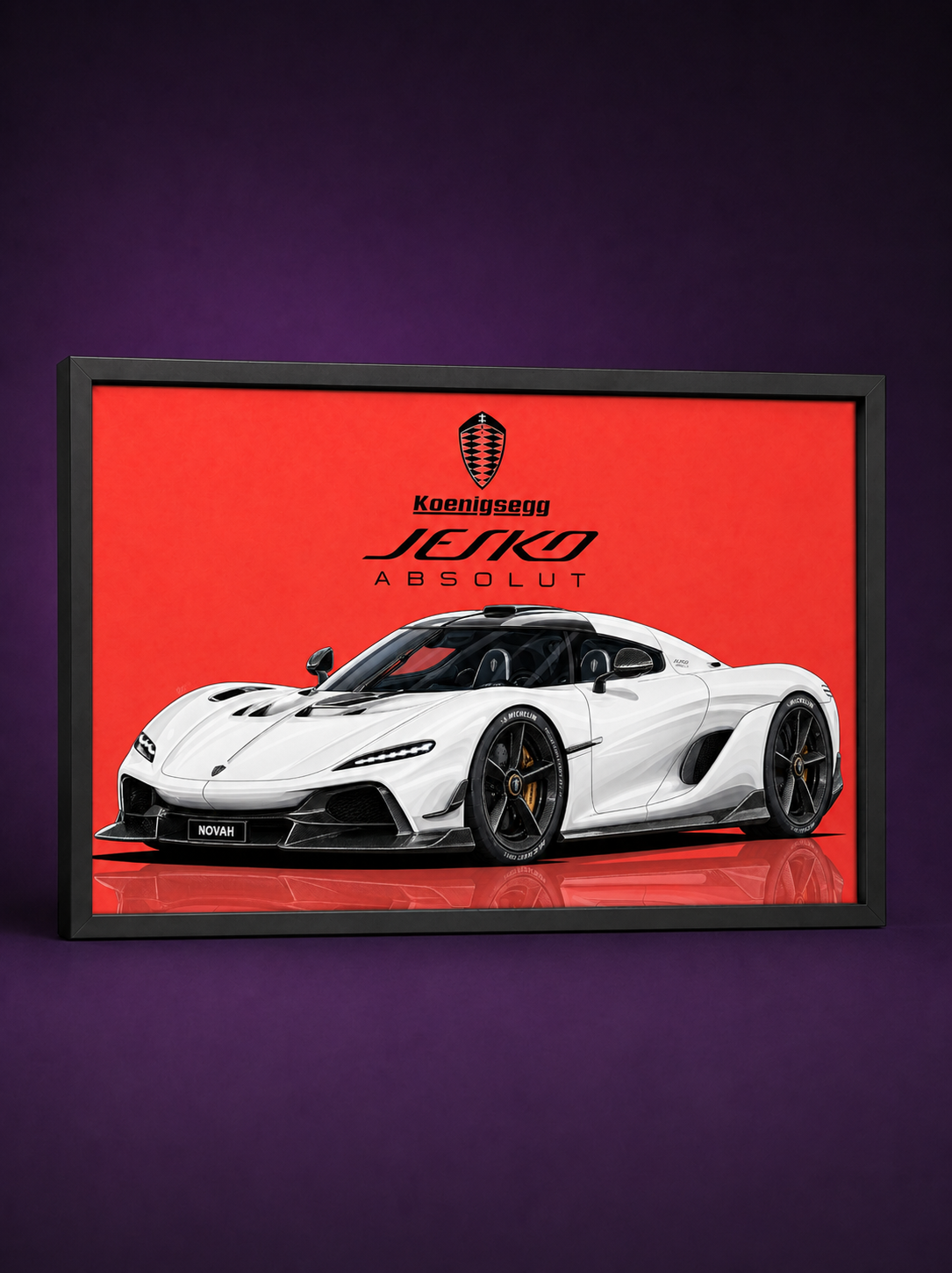 Koenigsegg Jesko Absolut Poster Tablo
