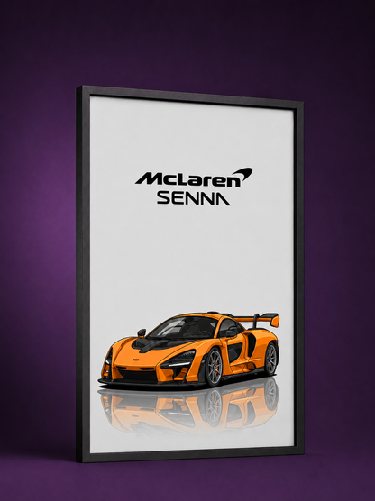 Mclaren Senna Poster Tablo