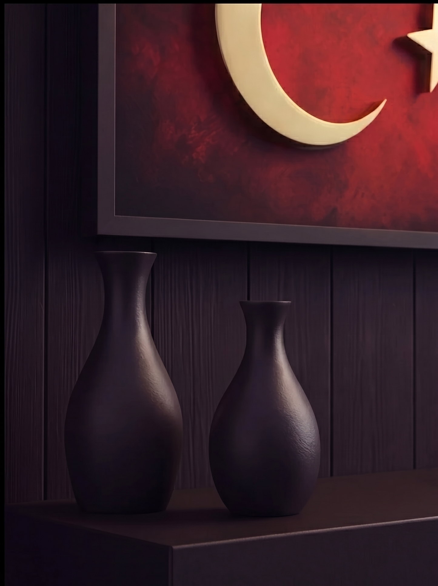 "Ebedi Sancak" Türk Bayrağı Premium Tablo