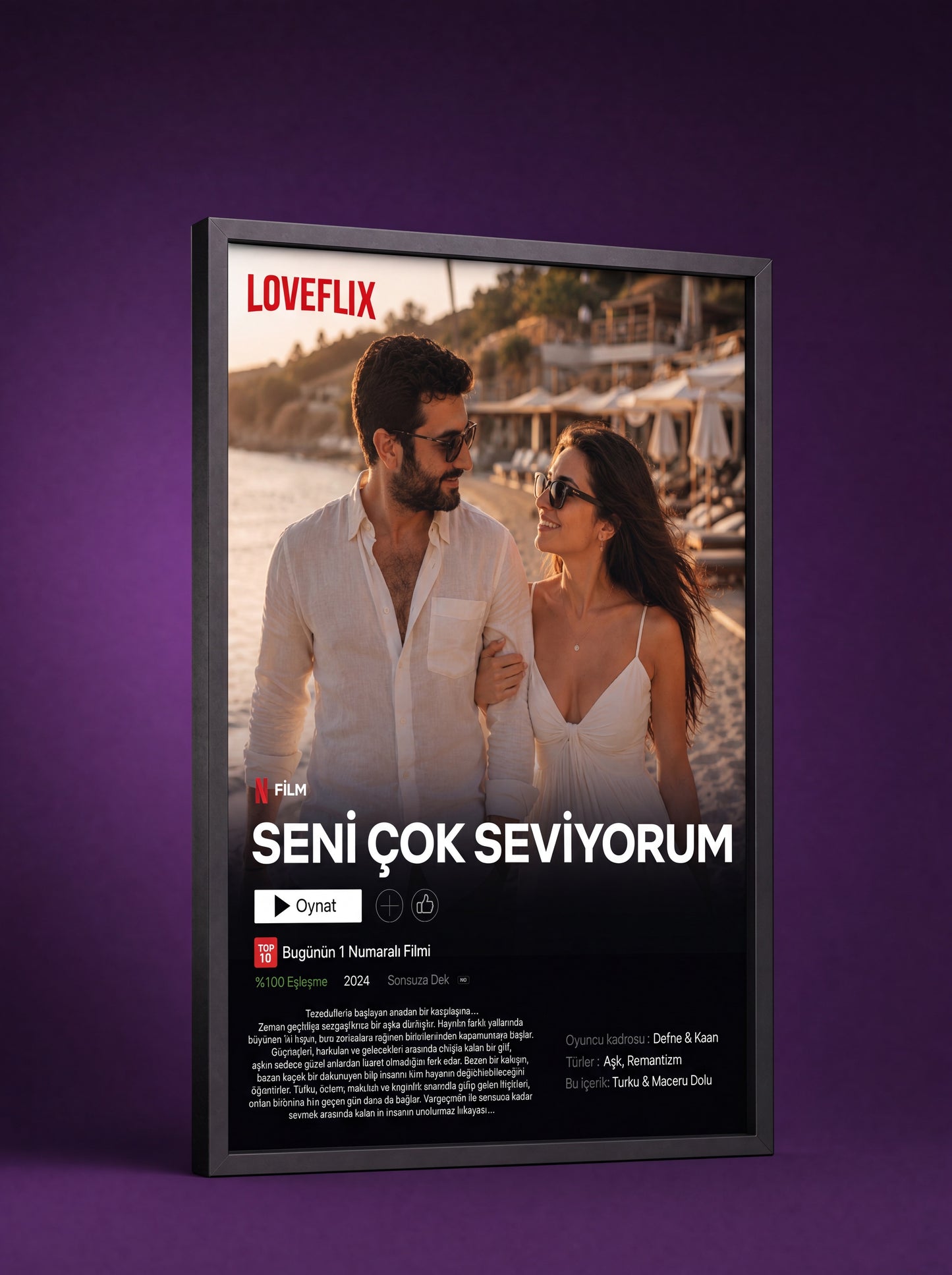 Loveflix Film Posteri Tablo