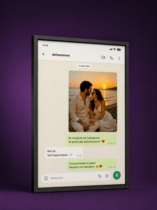 Whatsapp Sohbet Poster Tablosu